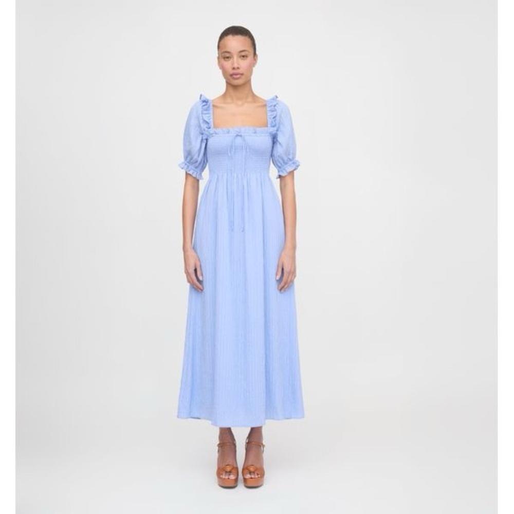 Hill house Home bluebird tonal seersucker Scarlett dress sold out size